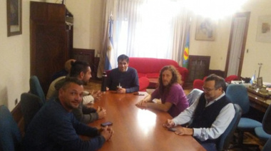 Pago de los sueldos municipales: López se reunió con las principales autoridades de ATE provincia