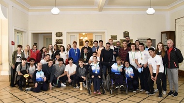 López recibió a campeones y medallistas de los Juegos Bonaerenses