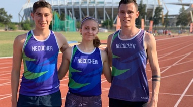 Atletismo: tres jóvenes necochenses entre los mejores 10 del país