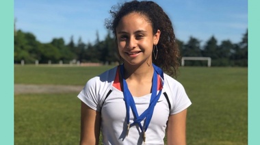 Orgullo local: Josefina Rolón logró el primer bicampeonato provincial para el atletismo de La Dulce