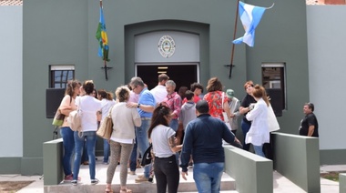 Rojas inauguró un nuevo sector en el Hospital Neuropsiquiátrico