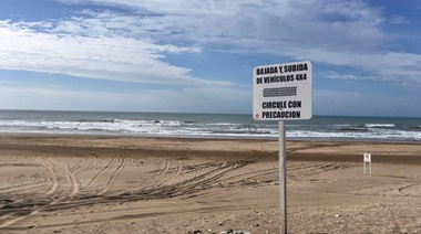 Cuarto intermedio para el debate sobre vehículos en la playa
