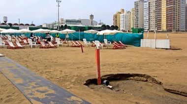 Ambientalistas recorrieron y renovaron las críticas por el caño pluvial