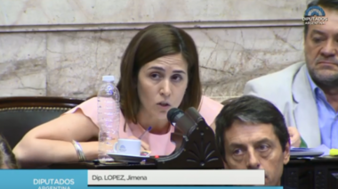 Jimena López sobre la deuda externa: "Hoy el Congreso de la Nación se enfrenta a un desafío trascendental”