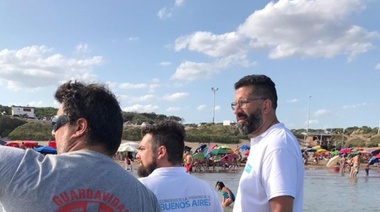 Inspectores del Ministerio de Trabajo recorrieron las playas locales y dialogaron con los guardavidas