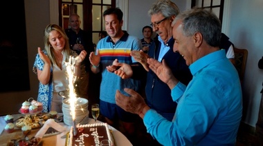 Rojas se mostró con Ayala de la UATRE durante el festejo por el aniversario de Termas del Campo