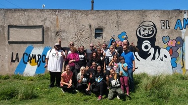 La Cámpora realizó una jornada solidaria en el barrio Tiro Federal