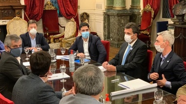 Rojas mantuvo un encuentro con Massa y Meoni