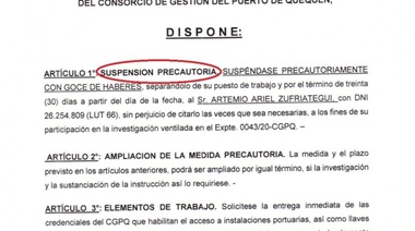 Escándalo en el Puerto Quequén: suspenden a un director e investigan intereses contrapuestos de varios integrantes