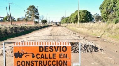 Arreglo asfáltico en la Avenida 91