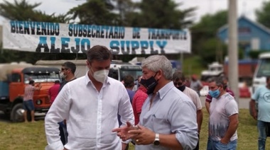 Alejo Supply hizo pie en el distrito: “El transportista de Quequén siempre ha sido el más damnificado”