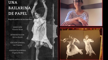 Artista necochense participa de la "biografía poética" sobre la histórica bailarina Iris Scaccheri