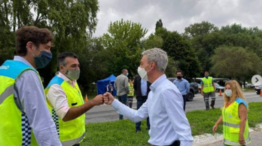 Reapareció Facundo López junto al ministro Meoni en operativos viales