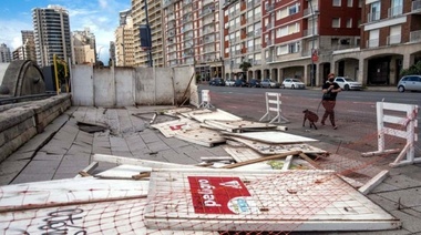 El temporal golpeó fuerte en Mar del Plata