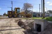 Alivio para vecinos del Barrio Palmera: La Muni concretó una obra clave de desagüe pluvial