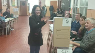 Nogueira emitió su voto: “Tenemos posibilidades con nuestro voto de decir algo contra lo que no nos gusta”