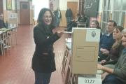Nogueira emitió su voto: “Tenemos posibilidades con nuestro voto de decir algo contra lo que no nos gusta”