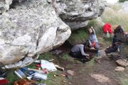 Excavaciones en las Sierras de Tandilia: nuevos hallazgos en un sitio arqueológico de 12.000 años de antigüedad