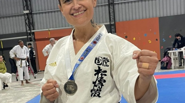 Rosa Parson ganó la Medalla de Oro en un campeonato internacional de karate en Uruguay
