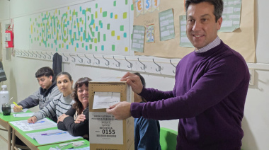 Votó el intendente Rojas, destacó a su equipo y criticó a los candidatos que aparecen cada dos años