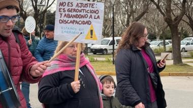 En Necochea se suman a la movilización nacional en defensa de los derechos de las personas con discapacidad