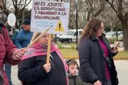 En Necochea se suman a la movilización nacional en defensa de los derechos de las personas con discapacidad