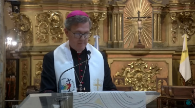 García Cuerva: "Se está muriendo la fraternidad" en Argentina, advirtió en el Te Deum