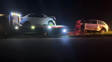 Seis heridos en un choque frontal en la Ruta 88: fueron trasladados al Hospital Ferreyra