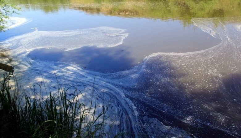 Ambientalistas publicaron imágenes de la contaminación en el Río Quequén