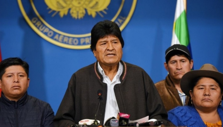 El repudio necochense al “golpe de estado” en Bolivia