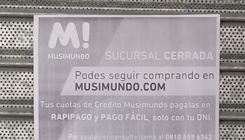 Cierre de Musimundo en Necochea: “la mercadería queda adentro y no la vamos a dejar retirar”