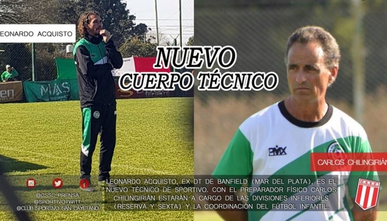 Sportivo San Cayetano arranca el 2020 con nuevo cuerpo técnico