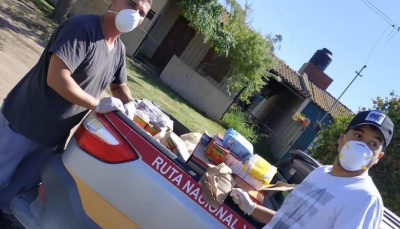 Desde "Quequén solidario" se encuentran asistiendo con alimentos a más de 100 familias