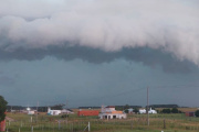Martes con tormentas fuertes y alerta amarilla en Necochea