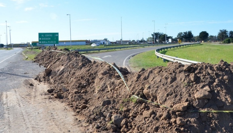 Sólo se puede ingresar a la ciudad por las rutas provinciales 86 y 88