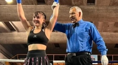 Nueva campeona en el ring: Araí Leoz brilló en su debut profesional en Necochea