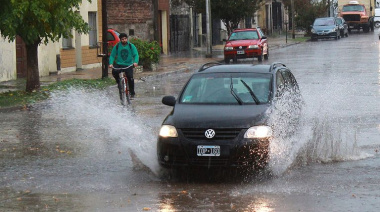 Registro de lluvias en Necochea: 44 mm caídos y alerta amarilla vigente