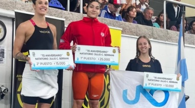 Guadalupe Angiolini no para: venció en Bahía Blanca a una competidora olímpica