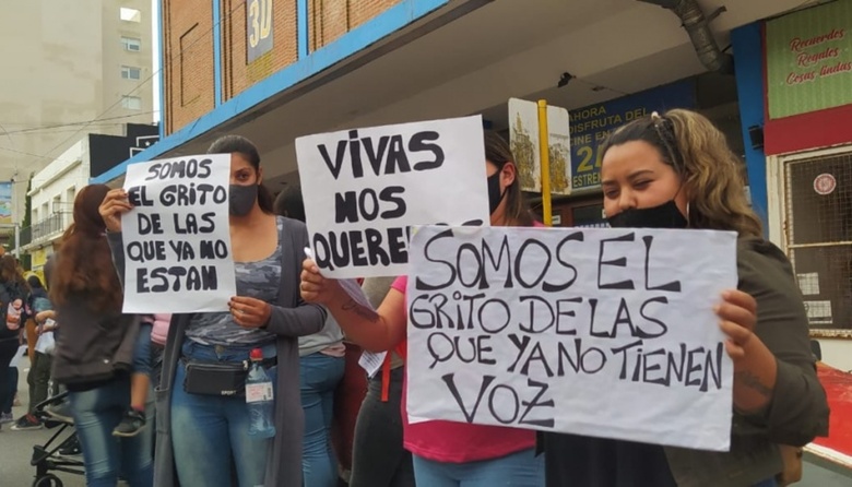 La intervención contra la violencia de género que se cantó en Necochea