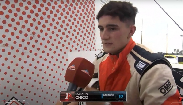 Excelente fin de torneo del necochense Martín Chico: ganó en Córdoba y terminó subcampeón de la copa