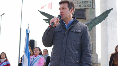 “La libertad y la soberanía no son simples regalos”: Rojas homenajeó a San Martín en Necochea