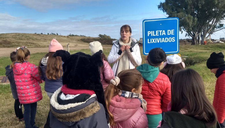 Este fin de semana hubo acciones en San Cayetano por el día del reciclado