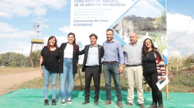 25 de Mayo: Con la presencia de Axel Kicillof cerraron el basural a cielo abierto tras 50 años