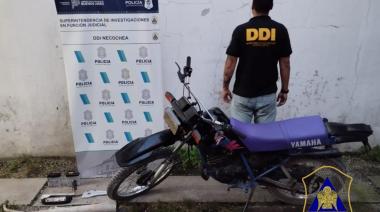 La DDI Necochea recupera motocicleta robada y aprehende al sospechoso