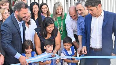 Andrea Cáceres junto a Kicillof en Escobar: inauguraron un nuevo Centro de Desarrollo Infantil