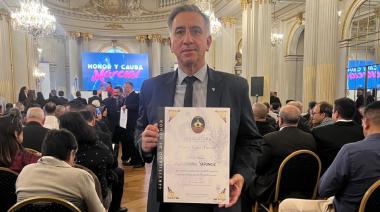Tras su paso por Necochea y Lobería, Yapuncic, maestro de Taekwondo, recibió un reconocimiento de la Legislatura