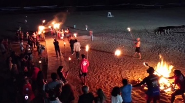 Se posterga la ceremonia de antorchas de los guardavidas de Necochea y Quequén por mal tiempo