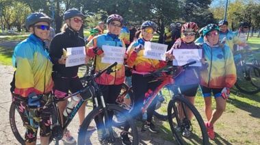 Caravana de bicicletas por la ciudad para visibilizar los robos sufridos