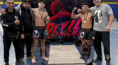 Victoria y ascenso: los luchadores de Hombres de Honor se impusieron en el Devil Fight Night