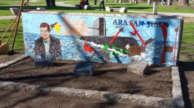 Inauguran un mural en homenaje a los tripulantes del ARA San juan